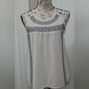 Sleeveless Blouse Top Size S